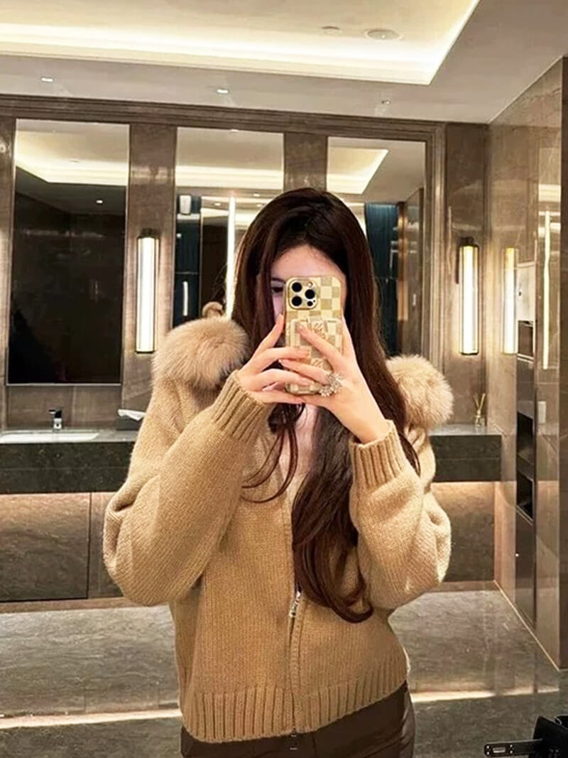 SOERA Alison faux fur Jacket - jackets - Soera-Celistine-Jacket-Black/S Black S