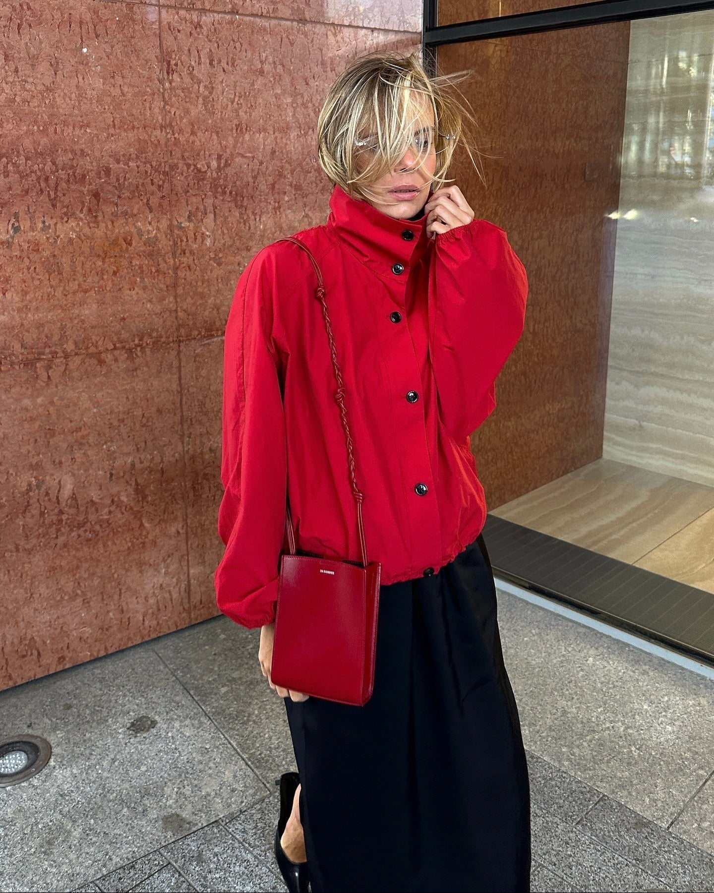 SOERA Clara High - Neck Bomber Jacket - Jackets - qe1765197968549488999 Black L