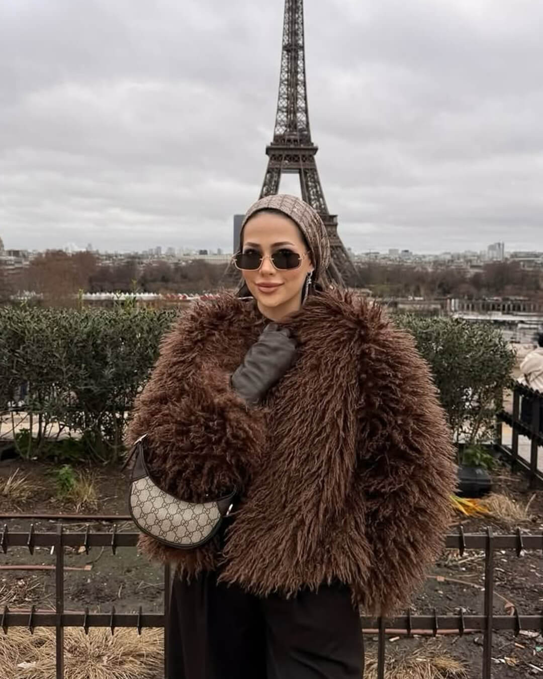 SOERA Elsie Fluffy Cropped Faux Fur Coat - Jackets - 3256808143910110-;WO1764703454482663312 Brown XL