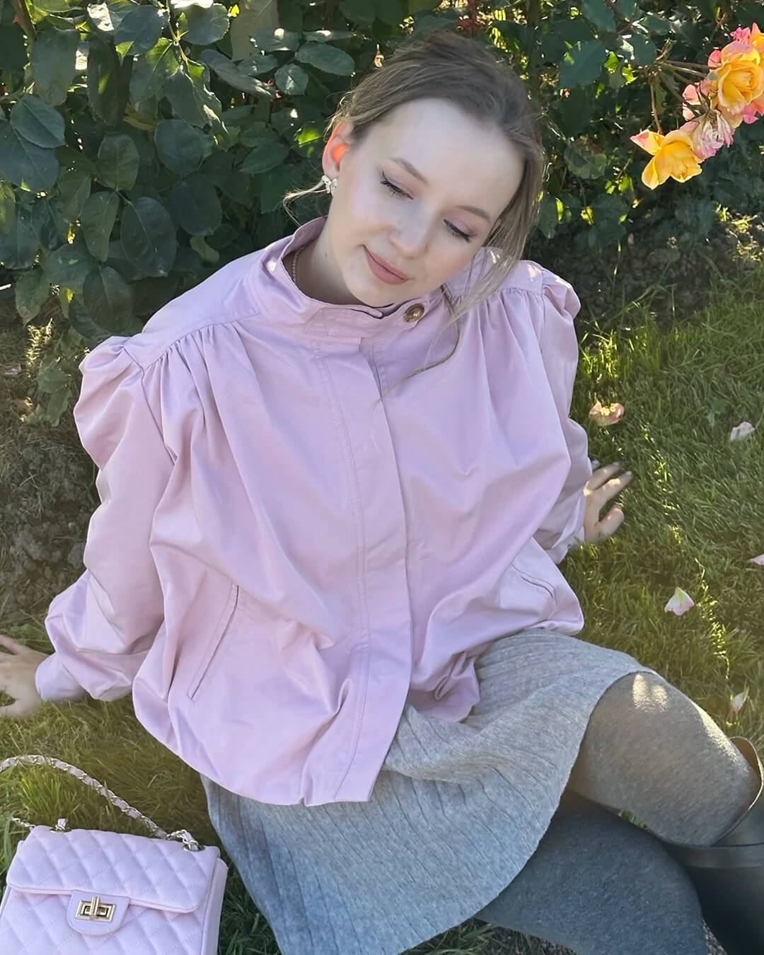 SOERA Jenna Loose Fit Pleated Jacket - Jackets - 1005009529250279-;eo1775118758912936430 Pink L