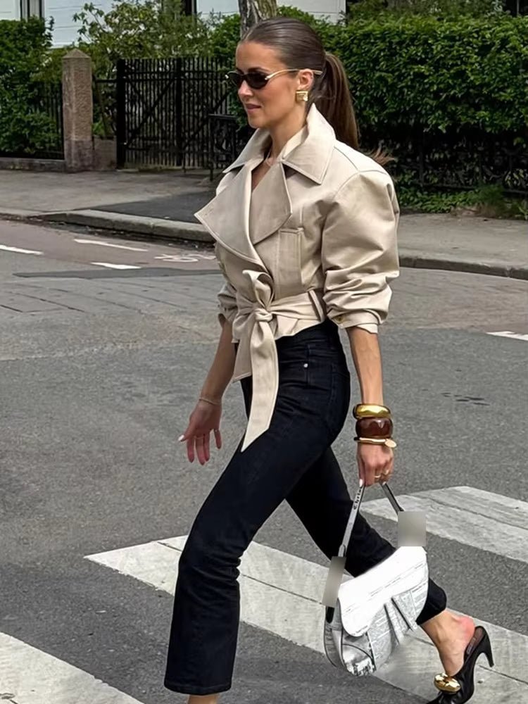 SOERA Marla Trench Coat - Jackets - mL1775379645783192846 Beige S