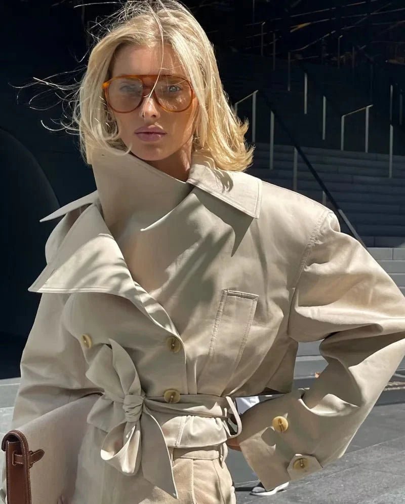 SOERA Marla Trench Coat - Jackets - Wk1775379645783432491 Beige L