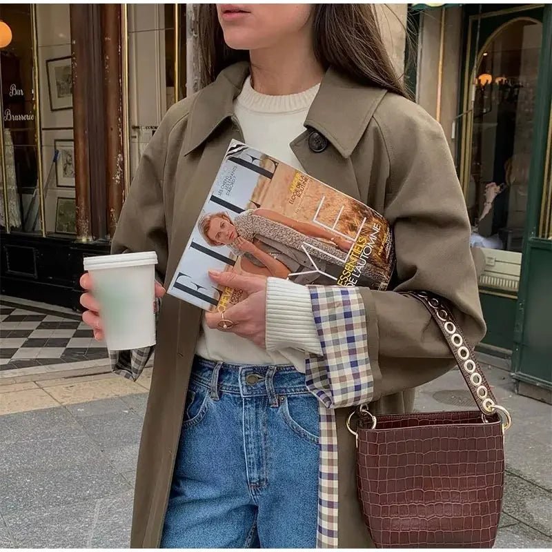 SOERA Mavy Long Button Trench Coat - Jackets - 1005009528627687-;nK1775437643076871034 Green S