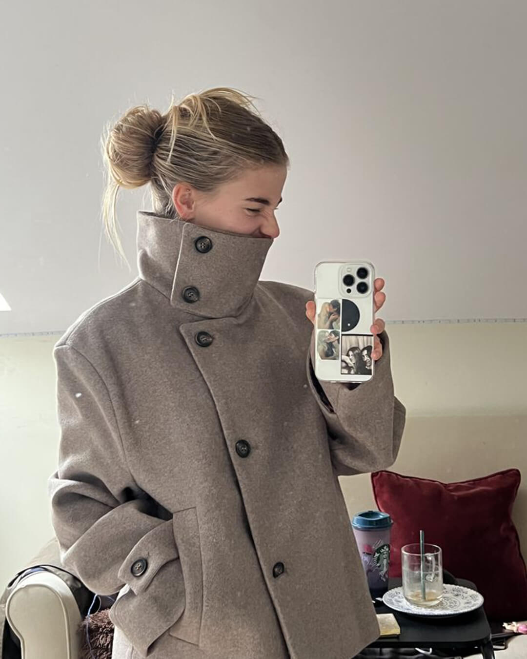 SOERA Ramona Jacket with Stand Collar - jackets -  Beige L