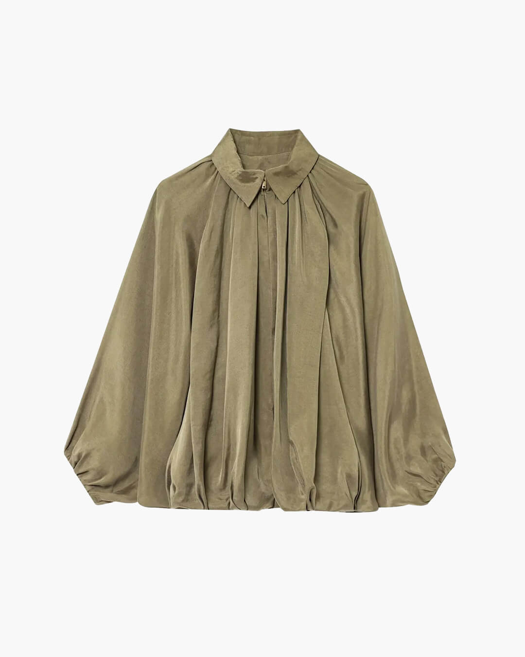 SOERA Ritchel Zip Up Pleated Jacket - Jackets - 1005010607183835-;Qu1774012030728363516 Yellow XS