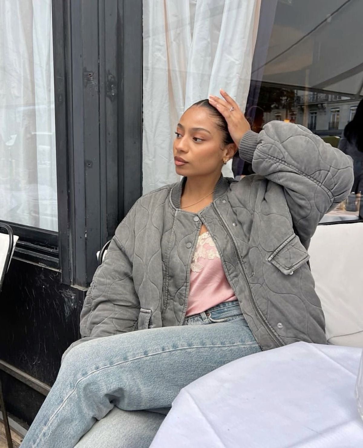 SOERA Sophie Padded Bomber Jacket - jackets - il1758162480456334174 Gray L