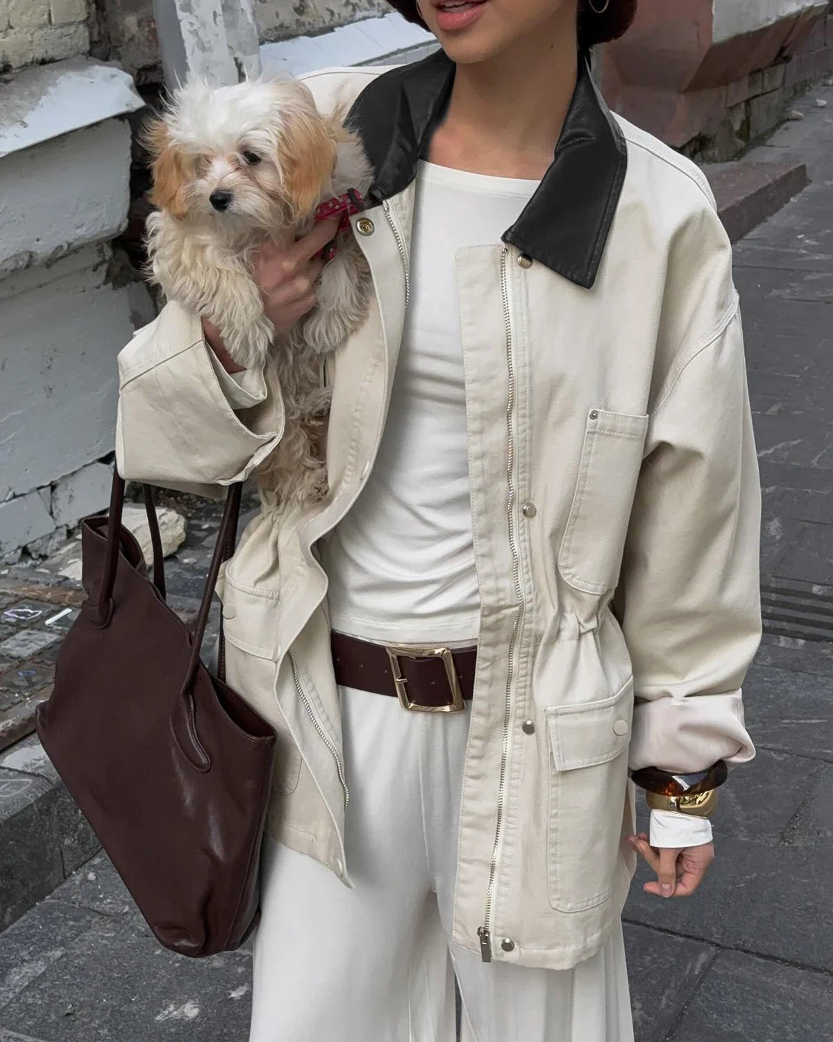 SOERA Therese Drawstring Oversized Jacket - Jackets -  L