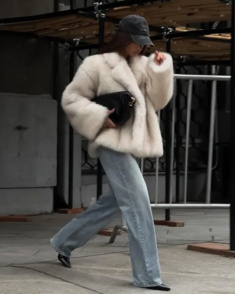 SOERA Tilda Faux Fur Coat - Jackets - mA1764442362182561973 Beige S