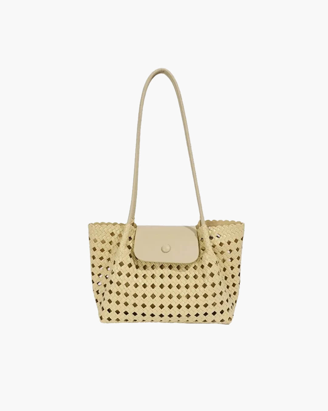 Marina Embossed Shoulder Bag - removing logo