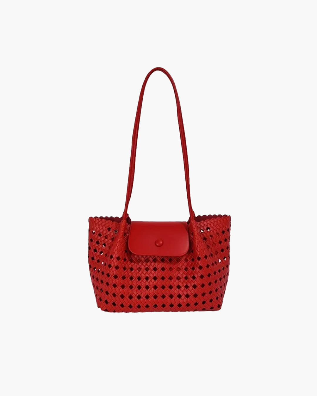 Marina Embossed Shoulder Bag - removing logo