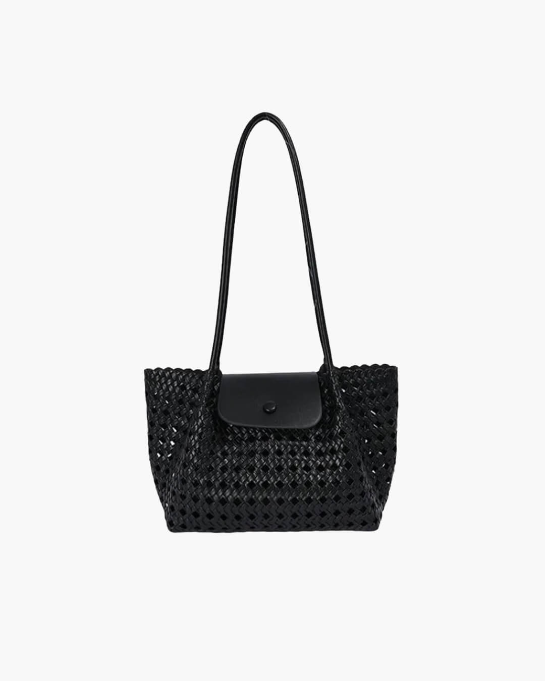 Marina Embossed Shoulder Bag - removing logo