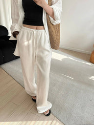 Kendall Wide Leg Linen Pants