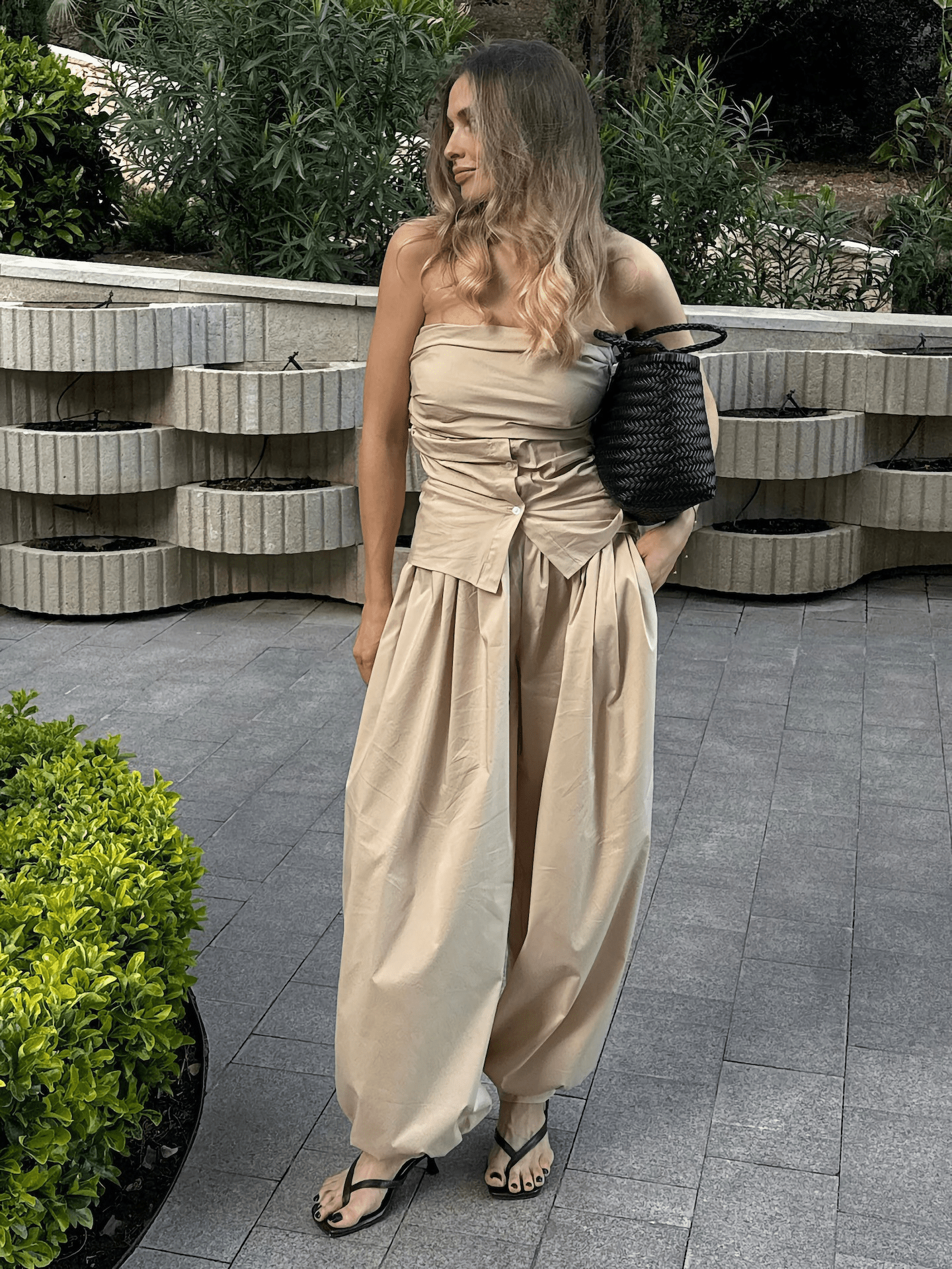 SOERA Kerry High-Waisted Balloon Pants - Pants - SOERA-730307-BEI-S-21251 Beige S