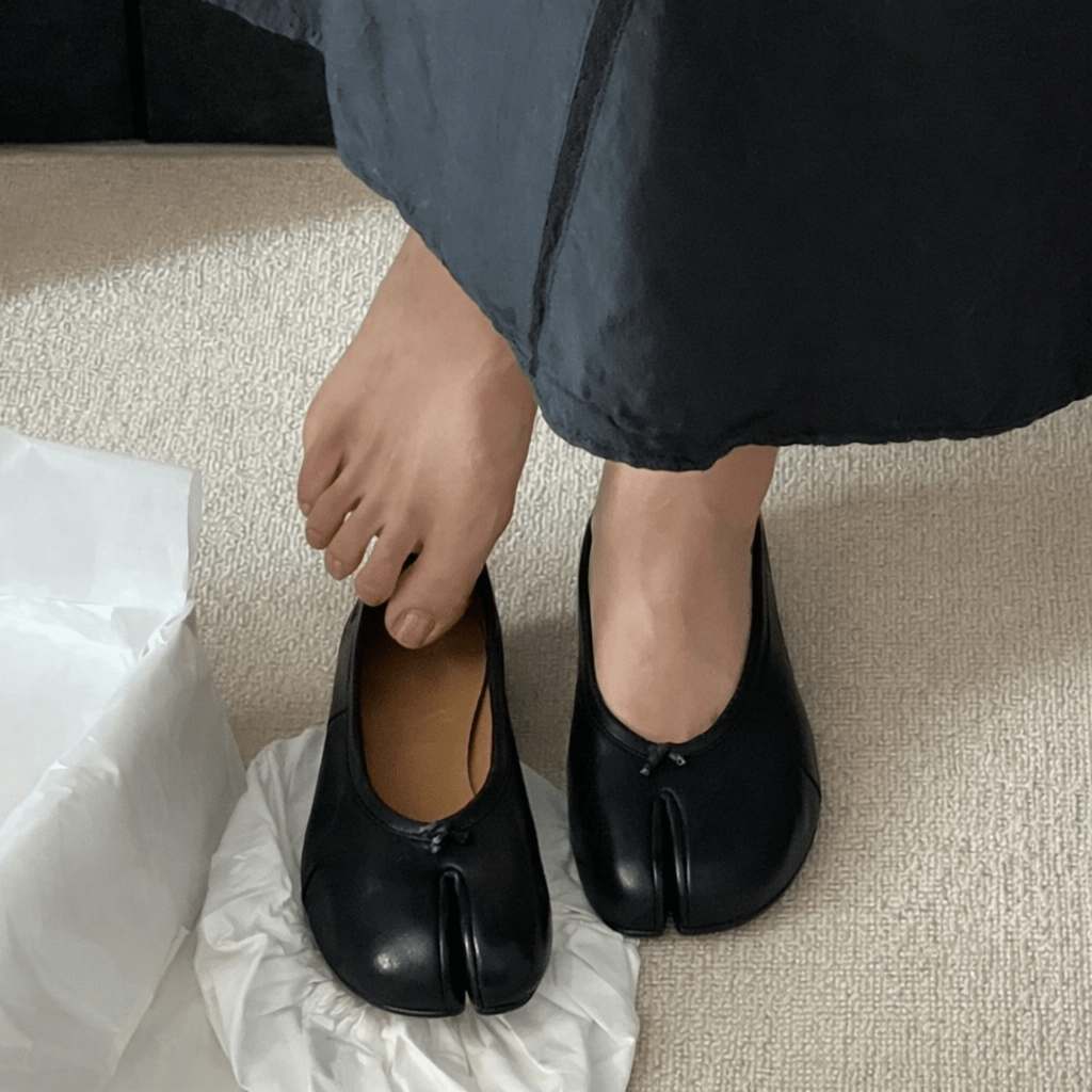SOERA Bianca Split-Toe Leather Mules - Shoes -  Black 36