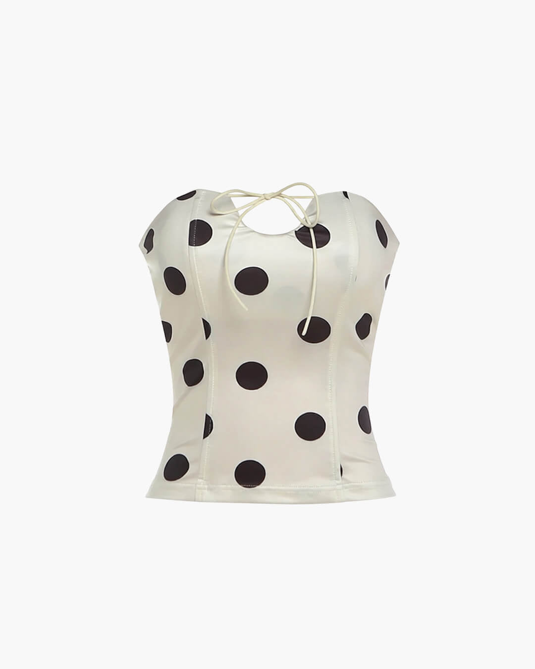 SOERA Jaida Polka Dot Strapless Top - Tops - 1005011564685793-;WK1771345061528080116 L